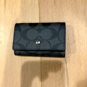 Coach mini wallet with clips
